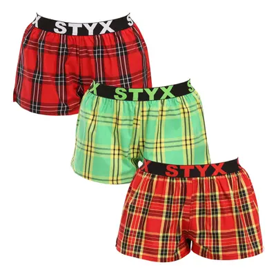 3PACK tarka női boxeralsó Styx sport gumi (3T100314)