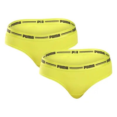 2PACK női brazil bugyi Puma sárga (603043001 021)