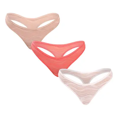 3PACK tarka Calvin Klein női tanga (QD5216E-NOX)