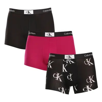 3PACK tarka Calvin Klein férfi boxeralsó (NB3528E-MRS)