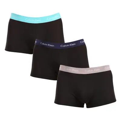 3PACK fekete Calvin Klein férfi boxeralsó (U2664G-MXW)