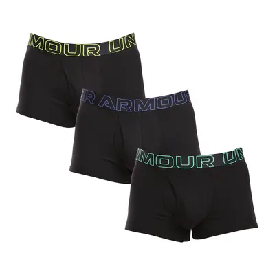 3PACK fekete Under Armour férfi boxeralsó (1383891 002)