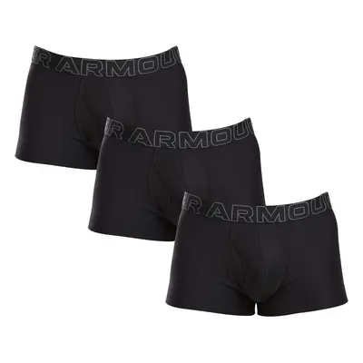 3PACK fekete Under Armour férfi boxeralsó (1383882 001)