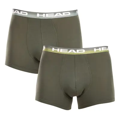 2PACK Férfi boxeralsó HEAD zöld (701226183 001)