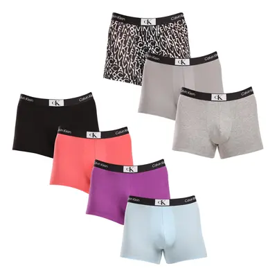 7PACK többszínű Calvin Klein férfi boxeralsó (NB3582A-MRG)