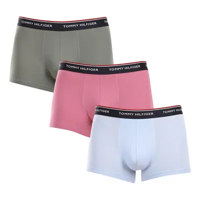 3PACK többszínű Tommy Hilfiger férfi boxeralsó (1U87903842 0XV)