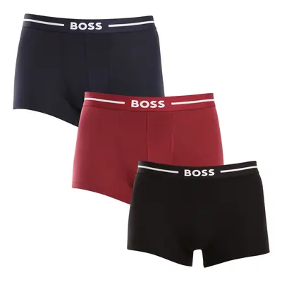 3PACK többszínű BOSS férfi boxeralsó (50517833 972)