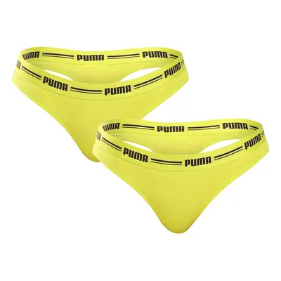 2PACK női tanga Puma sárga (603034001 021)