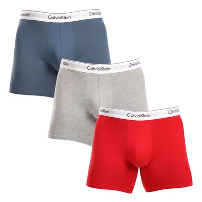 3PACK többszínű Calvin Klein férfi boxeralsó (NB2381A-N2I)