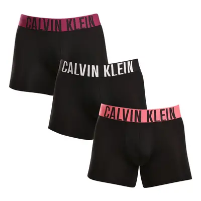 3PACK fekete Calvin Klein férfi boxeralsó (NB3612A-MDL)