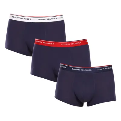 3PACK Tommy Hilfiger férfi boxeralsó túlméretezett sötétkék (1U87905252 05G)