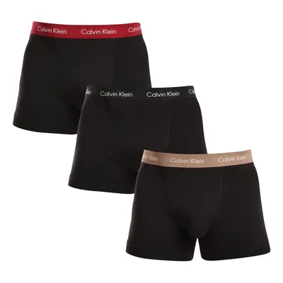 3PACK fekete Calvin Klein férfi boxeralsó (U2662G-NOP)