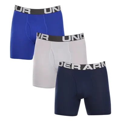 3PACK Nagyméretű tarka Under Armour férfi boxeralsó (1363617 400)