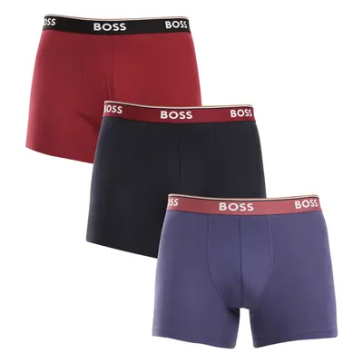 3PACK többszínű BOSS férfi boxeralsó (50517828 984)