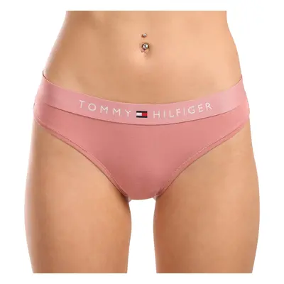 Női tanga Tommy Hilfiger túlméretezett rózsaszínű (UW0UW04146 TJ5)