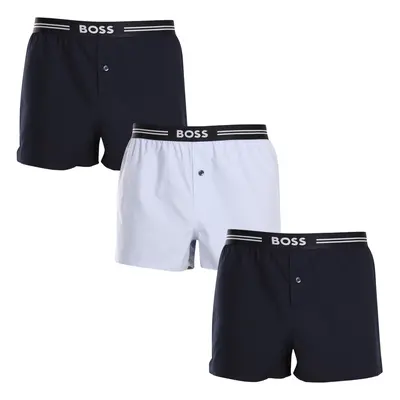 3PACK tarka BOSS férfi klasszikus boxeralsó (50480034 403)