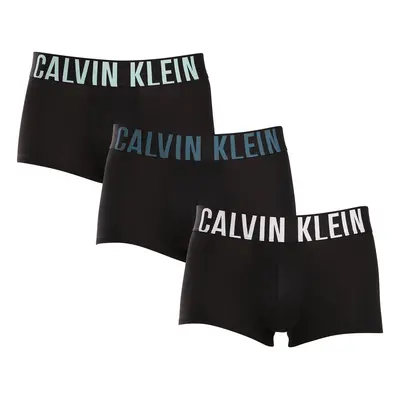 3PACK fekete Calvin Klein férfi boxeralsó (NB3611A-Q1L)