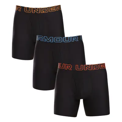 3PACK fekete Under Armour férfi boxeralsó (1383878 002)