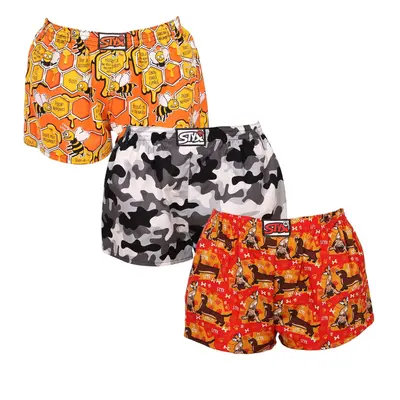 3PACK női klasszikus boxeralsó Styx art klasszikus gumi multicolour (3K14744)