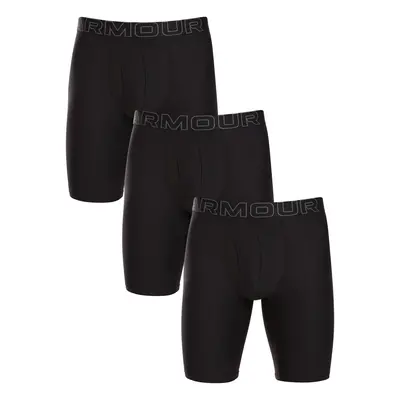 3PACK fekete Under Armour férfi boxeralsó (1383880 001)