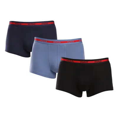 3PACK többszínű HUGO férfi boxeralsó (50517883 970)