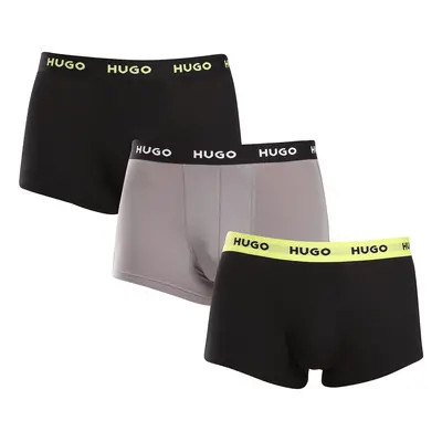 3PACK többszínű HUGO férfi boxeralsó (50517878 986)