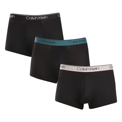 3PACK fekete Calvin Klein férfi boxeralsó (NB2569A-Q7E)