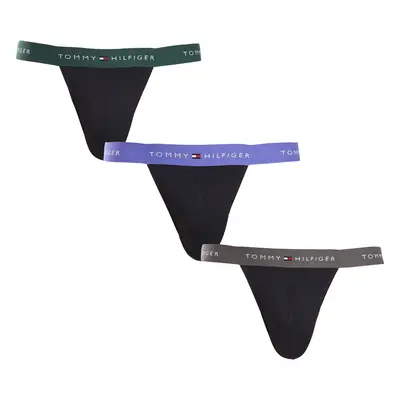 3PACK Fekete Tommy Hilfiger férfi jocks (UM0UM03384 0UI)