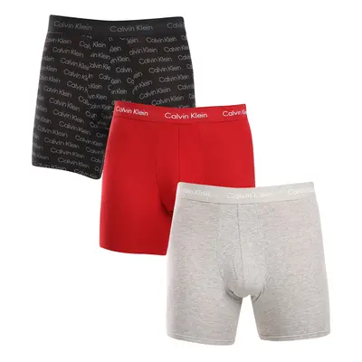 3PACK többszínű Calvin Klein férfi boxeralsó (NB3057A-QYP)