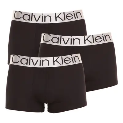 3PACK fekete Calvin Klein férfi boxeralsó (NB3130A-7V1)