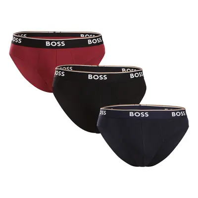 3PACK Férfi slip alsónadrág BOSS tarka (50517826 976)