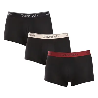 3PACK fekete Calvin Klein férfi boxeralsó (NB2569A-Q84)