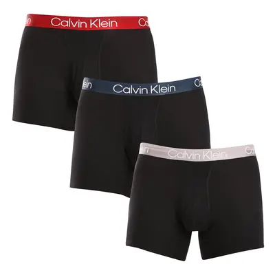 3PACK fekete Calvin Klein férfi boxeralsó (NB2971A-PZI)