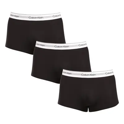 3PACK fekete Calvin Klein férfi boxeralsó (NB3956A-UB1)