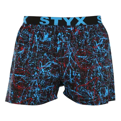 Jáchym art férfi klasszikus boxeralsó Styx sport gumi (B1653)