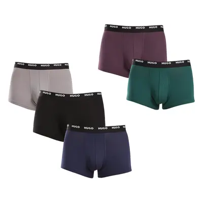 5PACK többszínű HUGO férfi boxeralsó (50479944 973)