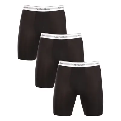 3PACK fekete Calvin Klein férfi boxeralsó (NB3955A-UB1)