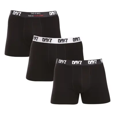 3PACK fekete DAYZ férfi boxeralsó (DZ001)