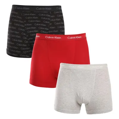 3PACK többszínű Calvin Klein férfi boxeralsó (NB3056A-QYP)