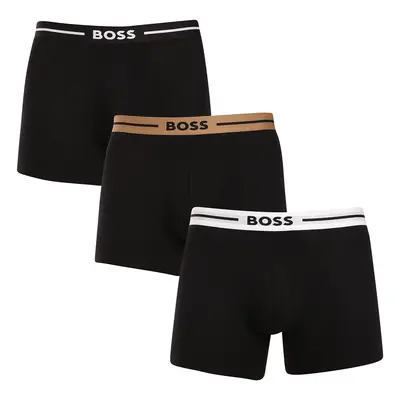 3PACK fekete BOSS férfi boxeralsó (50517834 981)