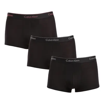 3PACK fekete Calvin Klein férfi boxeralsó (NB4076A-Q6A)