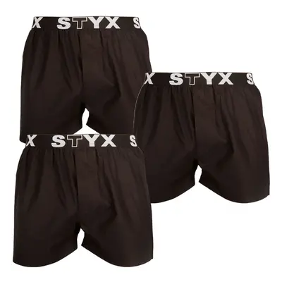 3PACK Férfi klasszikus boxeralsó Styx sport gumi (3B960)