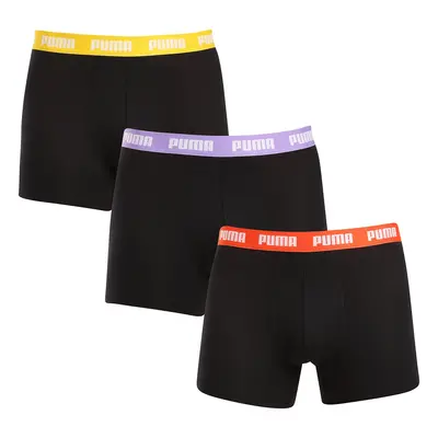 3PACK fekete Puma férfi boxeralsó (701226820 009)