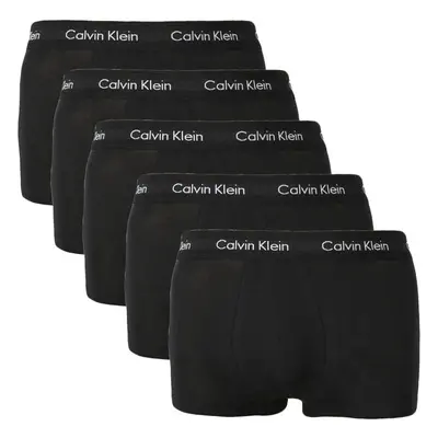 5PACK fekete Calvin Klein férfi boxeralsó (NB2877A-XWB)