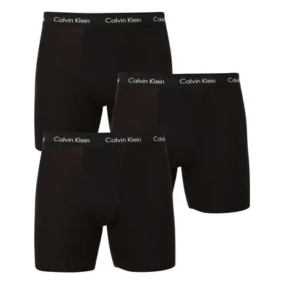 3PACK fekete Calvin Klein férfi boxeralsó (NB1770A-XWB)