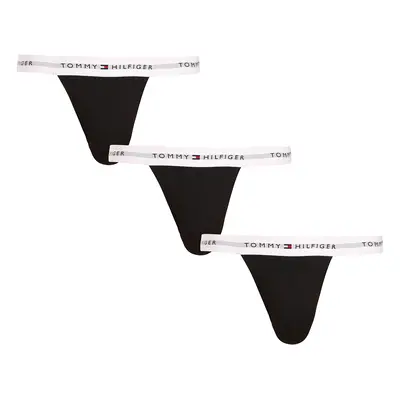 3PACK Fekete Tommy Hilfiger férfi jocks (UM0UM03384 0S9)