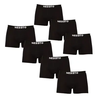 7PACK fekete Nedeto férfi boxeralsó (7NB001-brand)