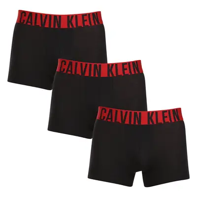 3PACK fekete Calvin Klein férfi boxeralsó (NB3608A-Q5X)