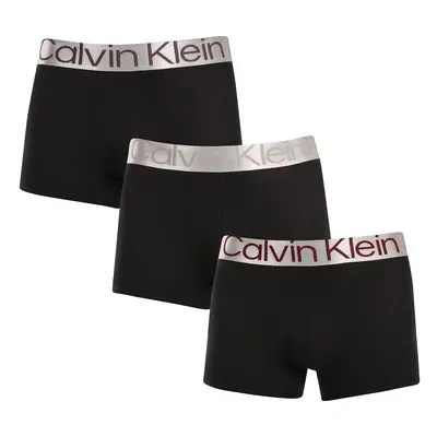 3PACK fekete Calvin Klein férfi boxeralsó (NB3130A-Q0K)