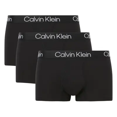 3PACK fekete Calvin Klein férfi boxeralsó (NB2970A-7V1)